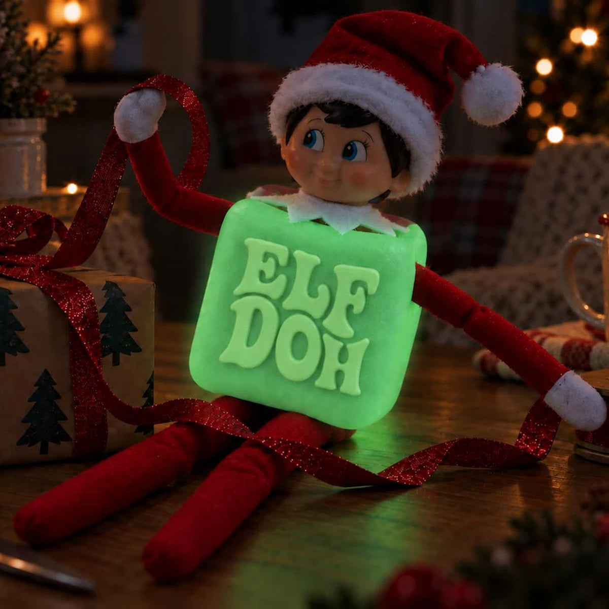 Squishy Elf Kostüm, 3D-gedrucktes Weihnachts-Elf-Outfit, lustiges Squishy-inspiriertes Elf-Accessoire
