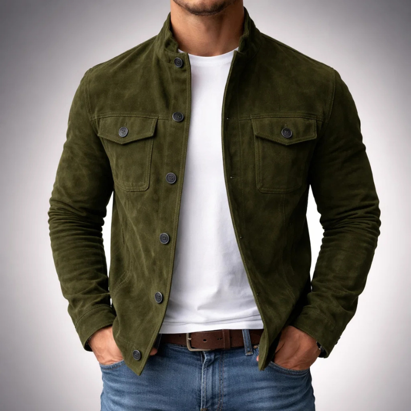 Tommaso Jacke aus Premium-Wildleder