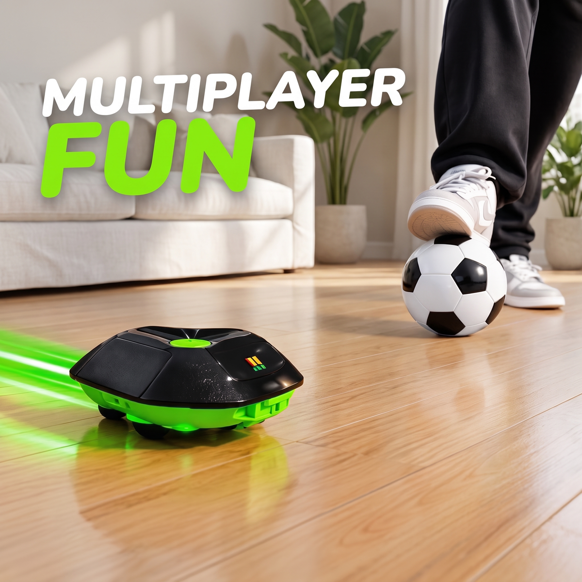 Interaktiver Fußball-Trainingsroboter mit intelligenter Ballverfolgung