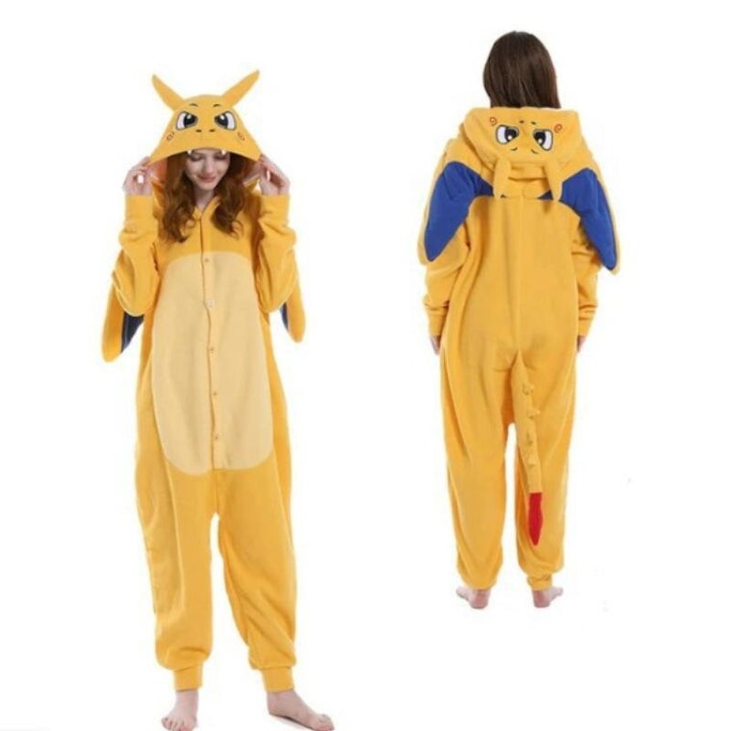 Kapuzen-Charakter-Onesie-Pyjamas für Erwachsene und Kinder