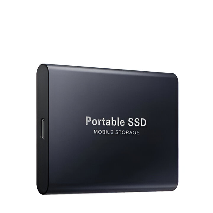 Tragbare Solid State Drive mit universellem Portanschluss und mobilen Adaptern