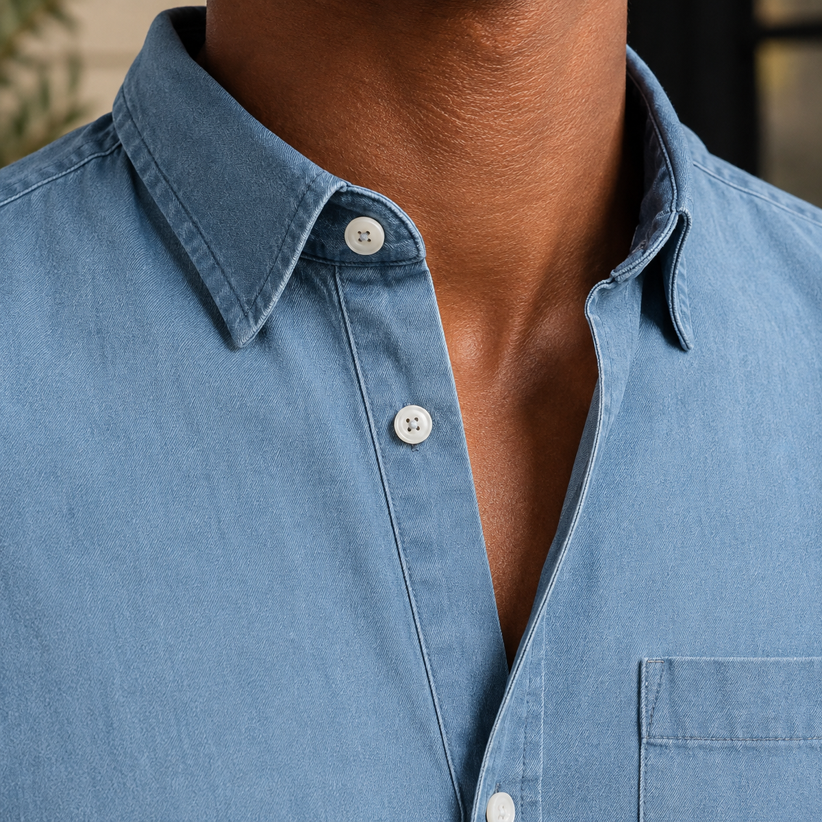 Carter Chambray-Hemd