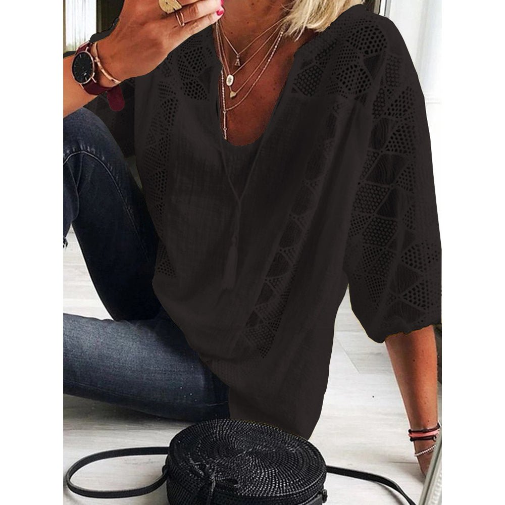 Luftige Baumwollbluse