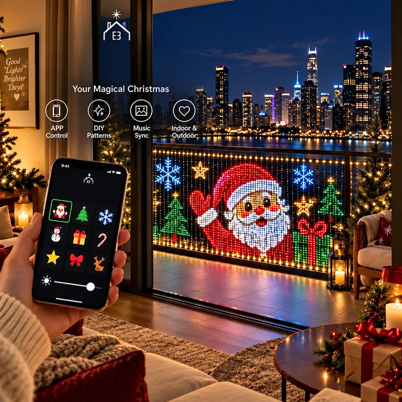 Smart RGBIC Outdoor LED Netzlichter