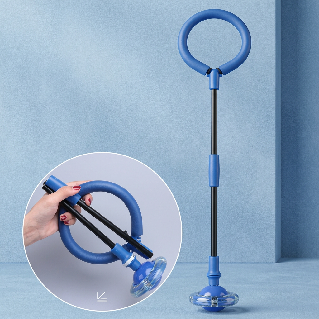 3-in-1 LED Skip Ball mit Sprungzähler und Timer für Kinder