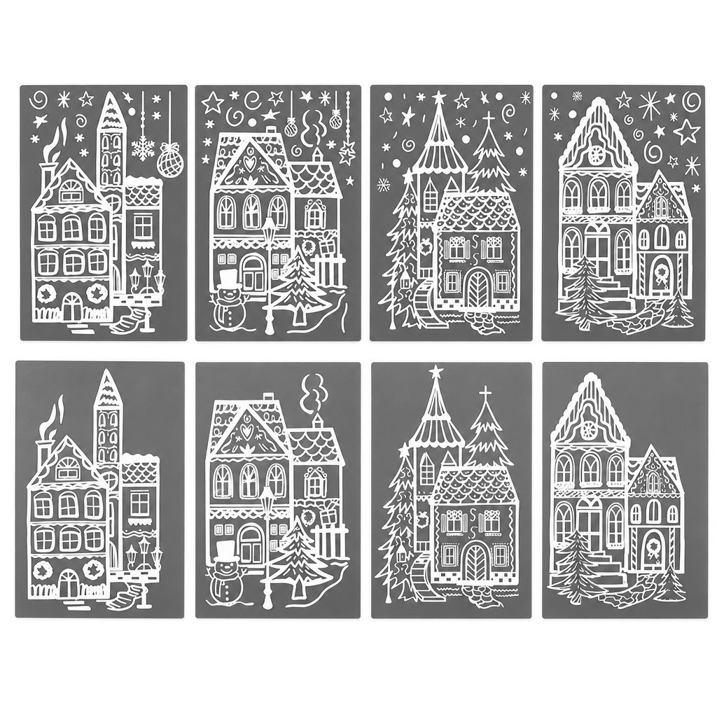 FensterFlocken – Wiederverwendbare Weihnachtsbilder fürs Fenster