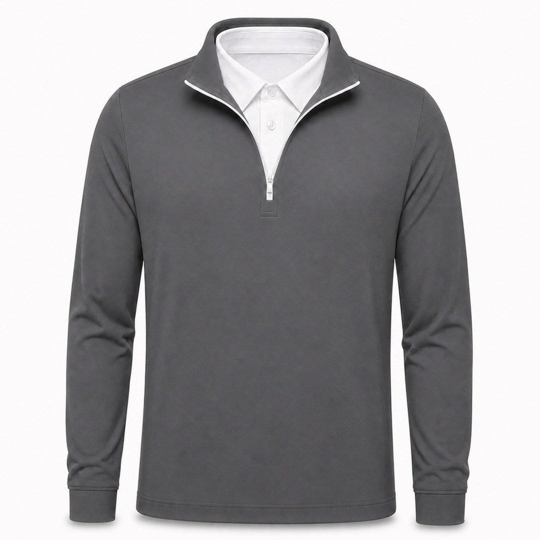 Herren Ultra Komfortables 2-in-1 Quarter-Zip