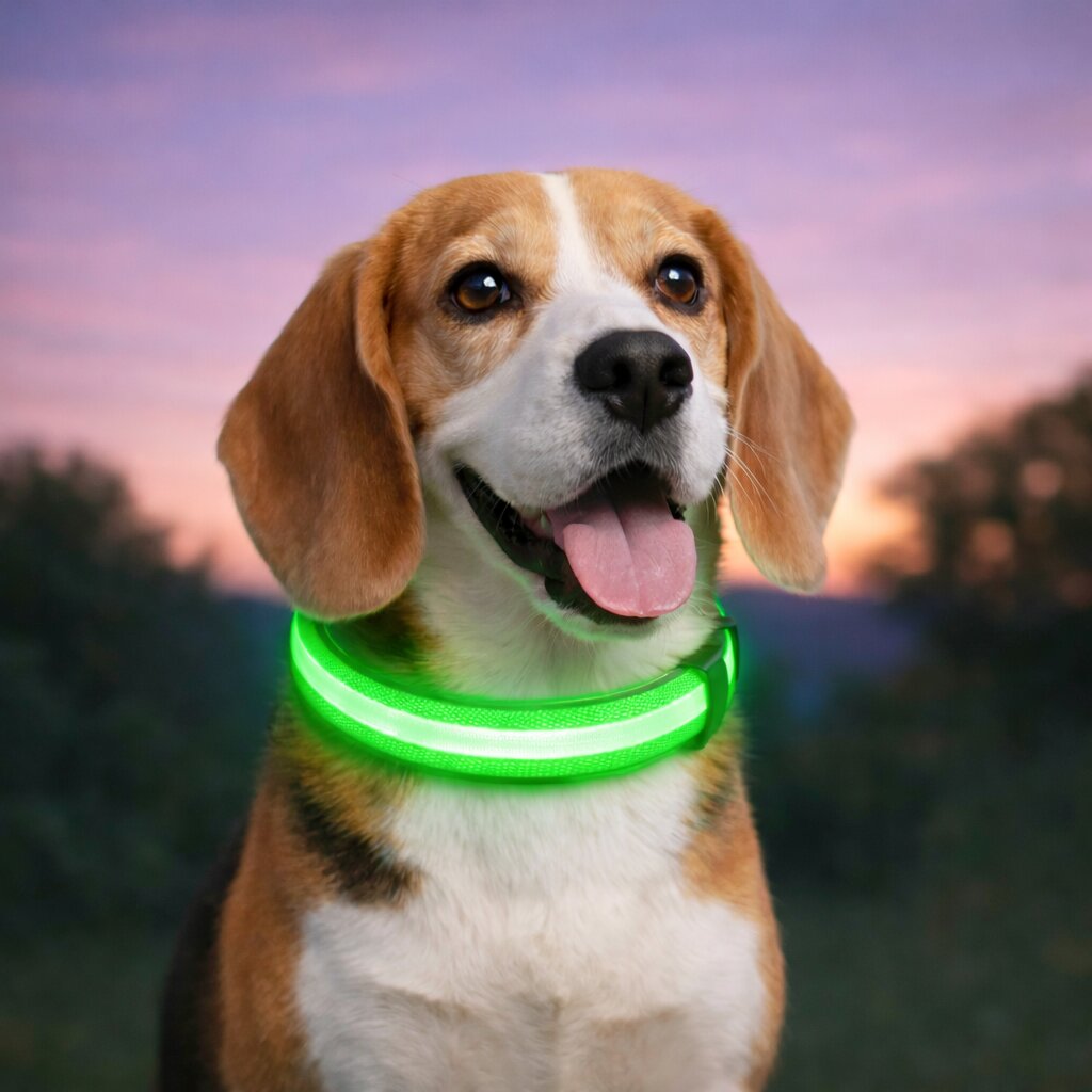 Leuchthalsband für Hunde