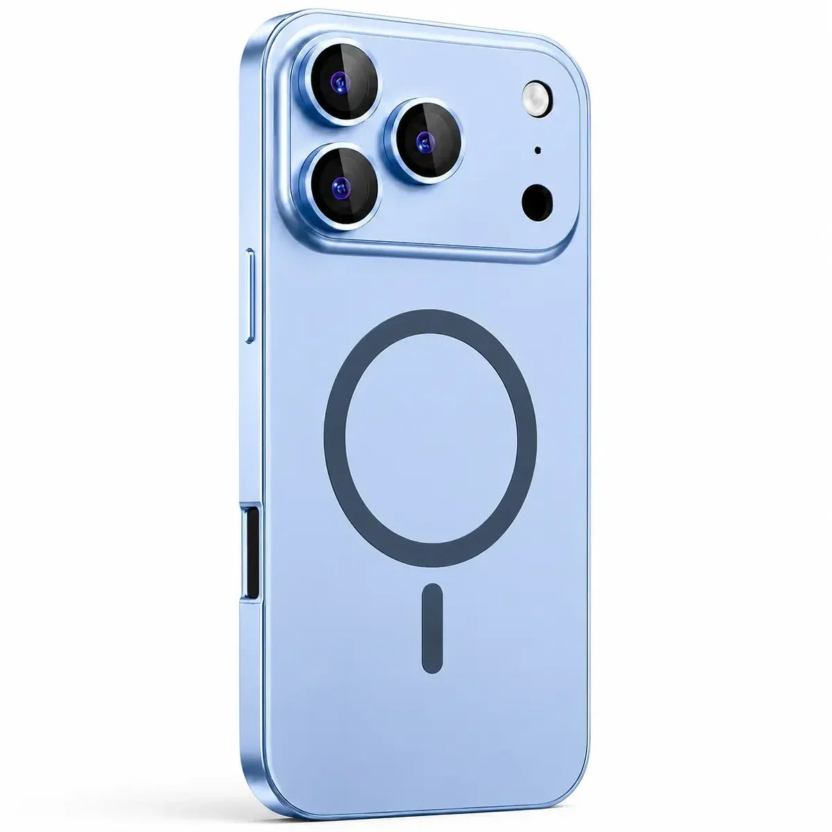 Metallische iPhone-Hülle mit Kameraschutz