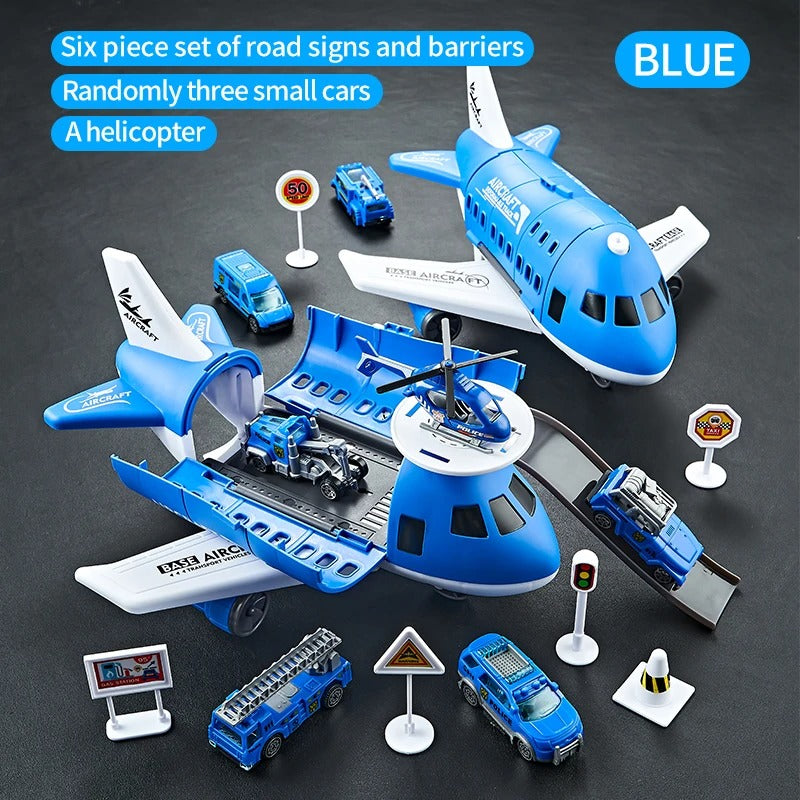 Flugzeug- und Fahrzeug-Spielset