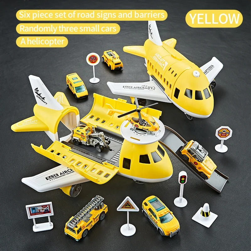 Flugzeug- und Fahrzeug-Spielset