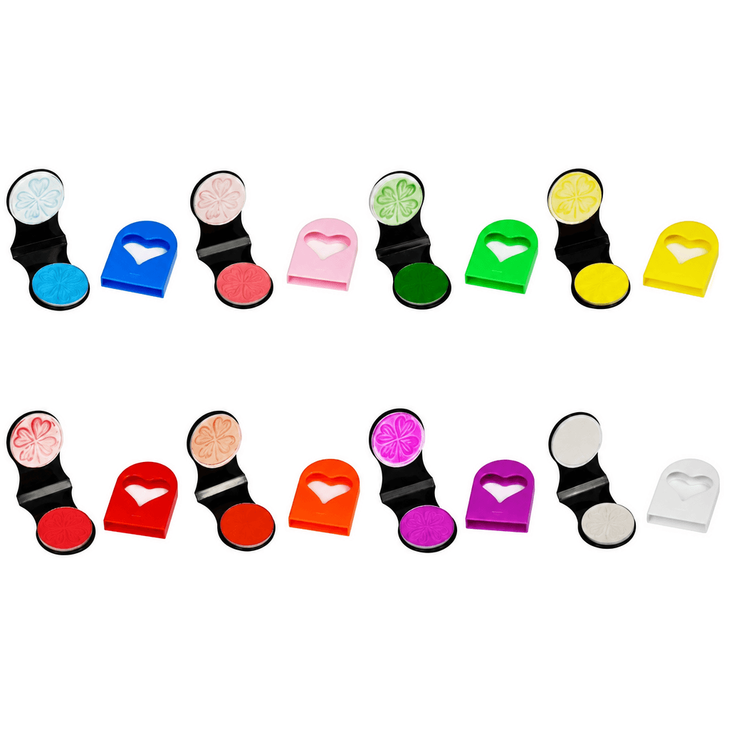 Auswaschbares Haarkreide-Set für temporäre Regenbogen-Looks