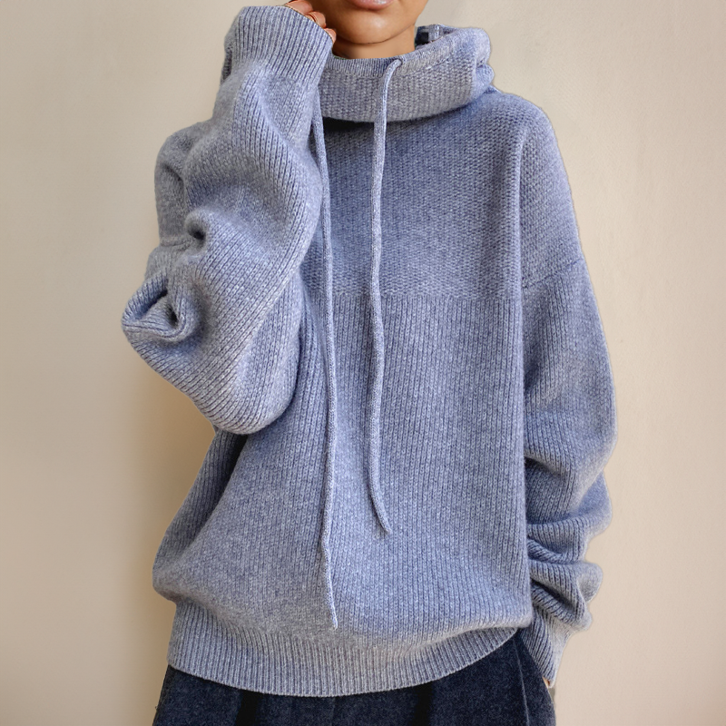 Merinowolle Damen Rollkragenpulli