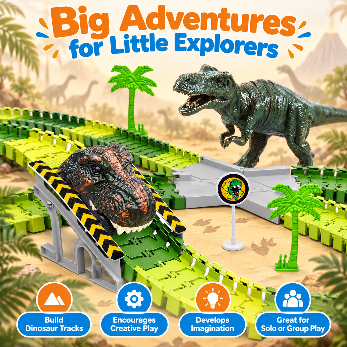 Dino World Rennbahn