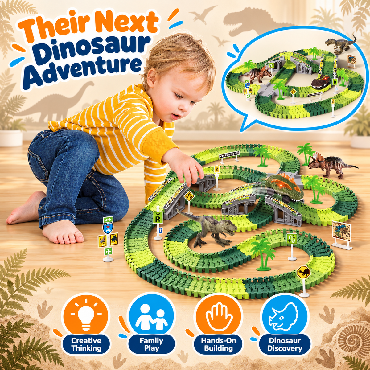 Dino World Rennbahn