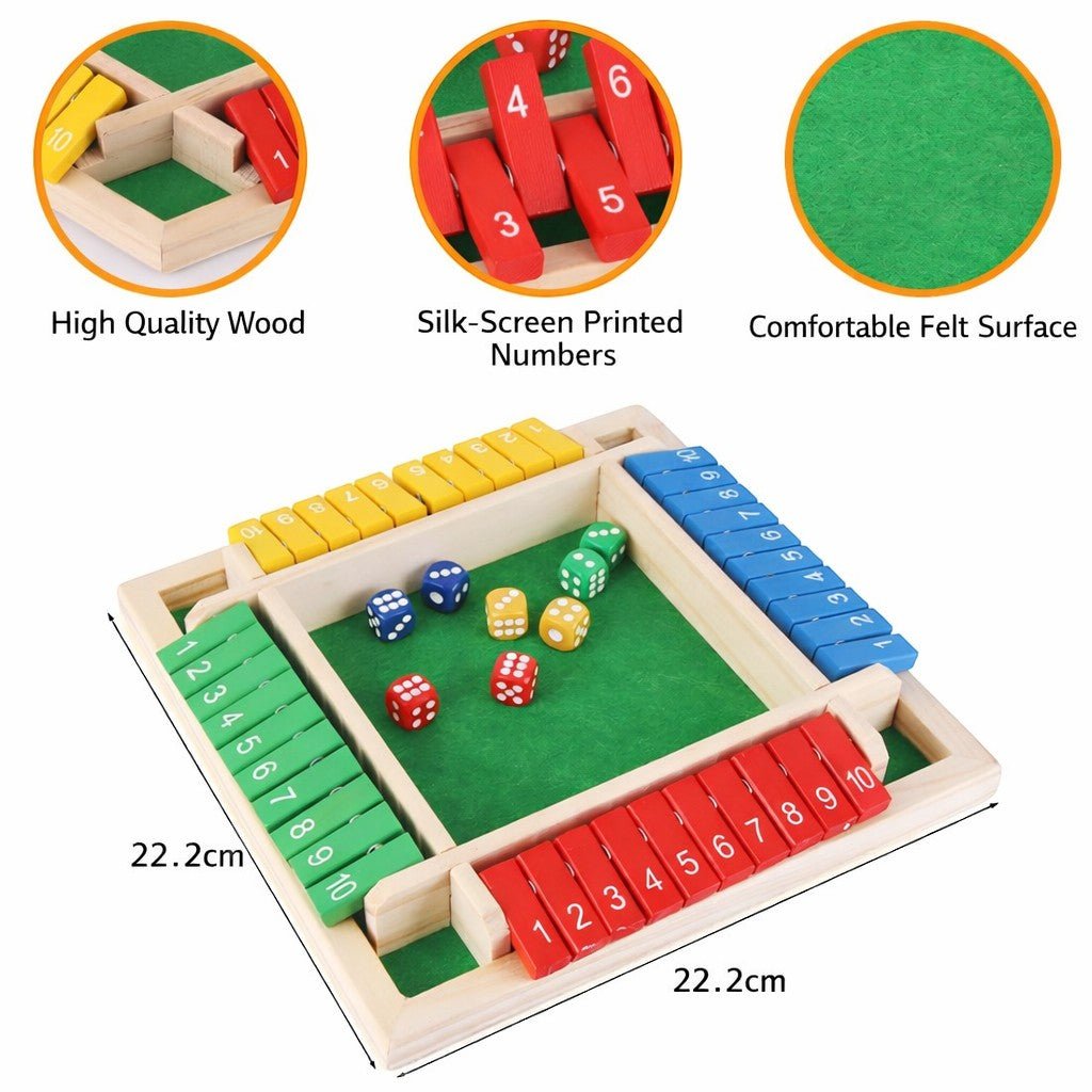 Shut The Box Würfelspiel