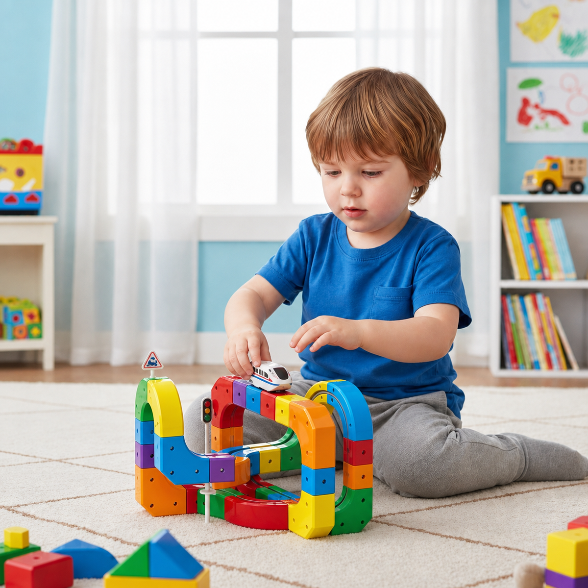 Magische Schienen-Würfel-Bahn Kinderspielzeug
