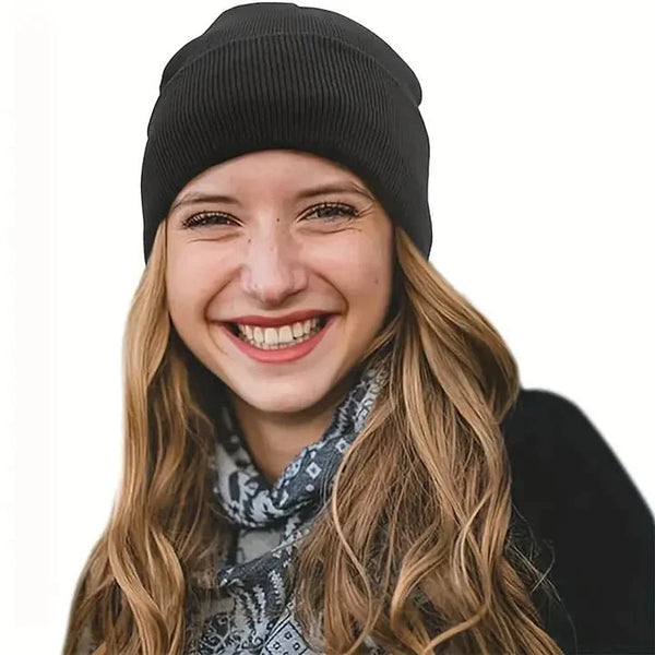 Noor Silk Wintermütze – Wolle & Seide – Anti-Frizz Haarschutz