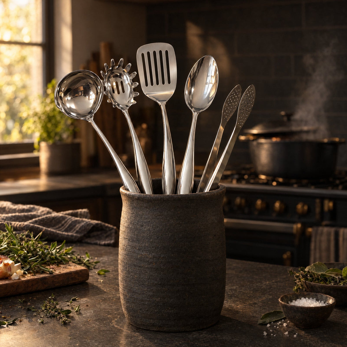 Professionelles Küchenbesteck-Set