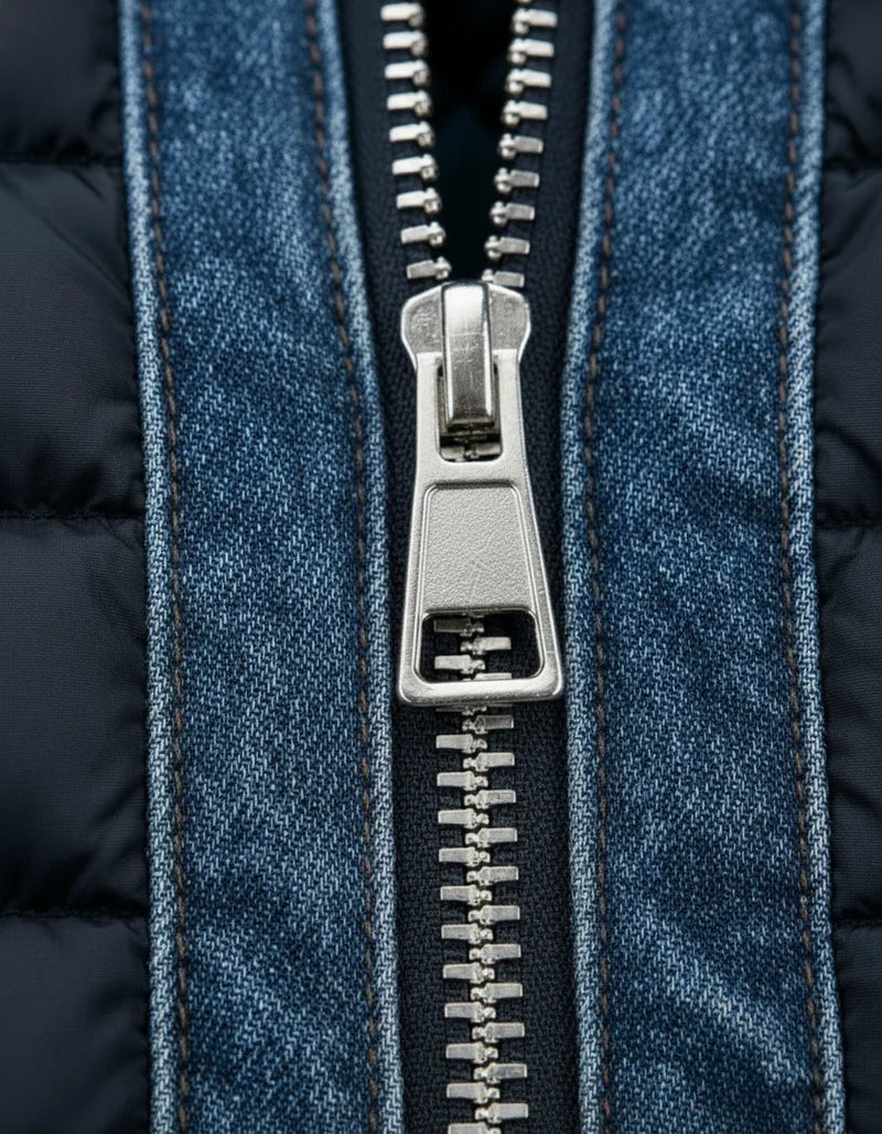 Thermo Denim-Hybridjacke