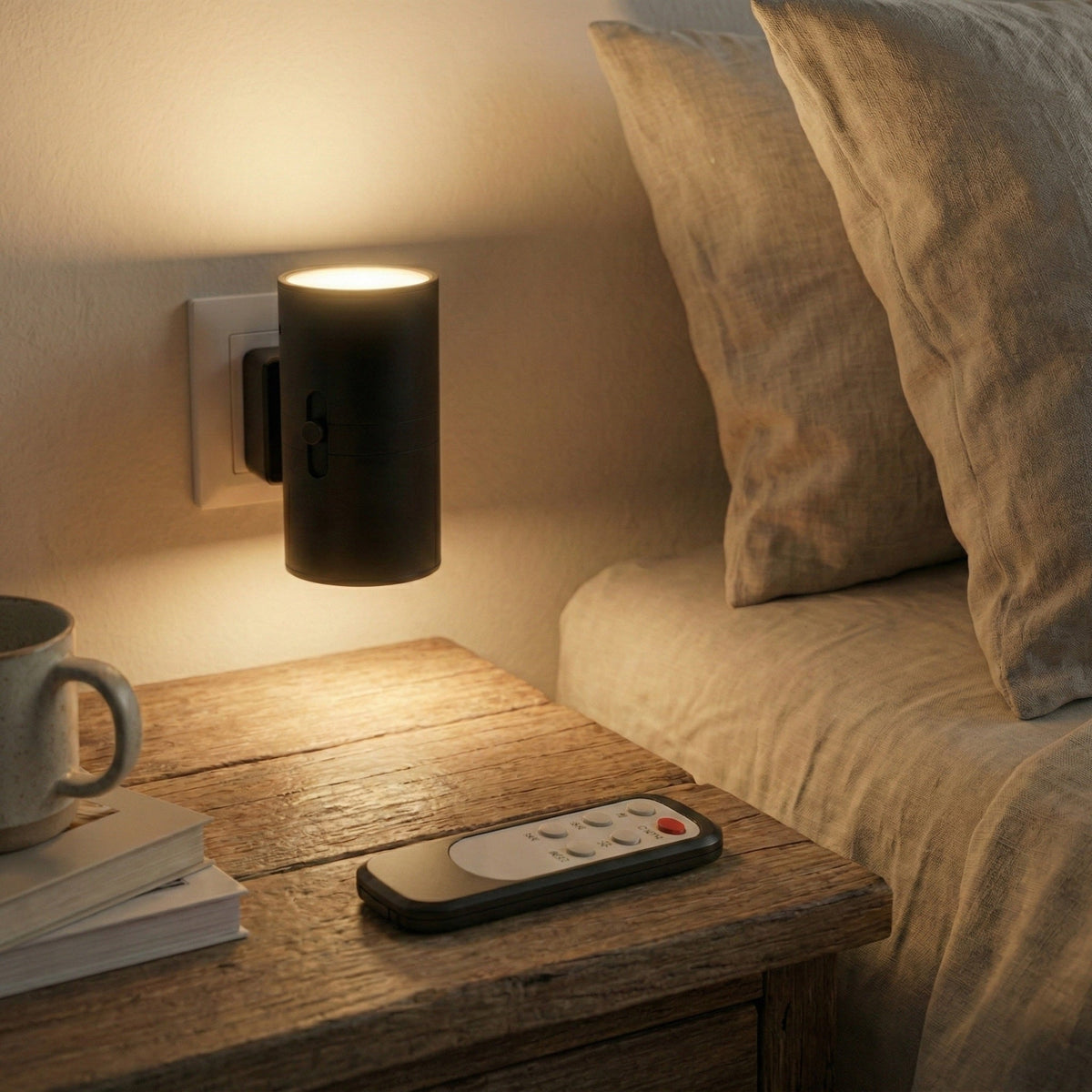 Steckdosenlampe mit Dämmerungssensor und Dimmfunktion