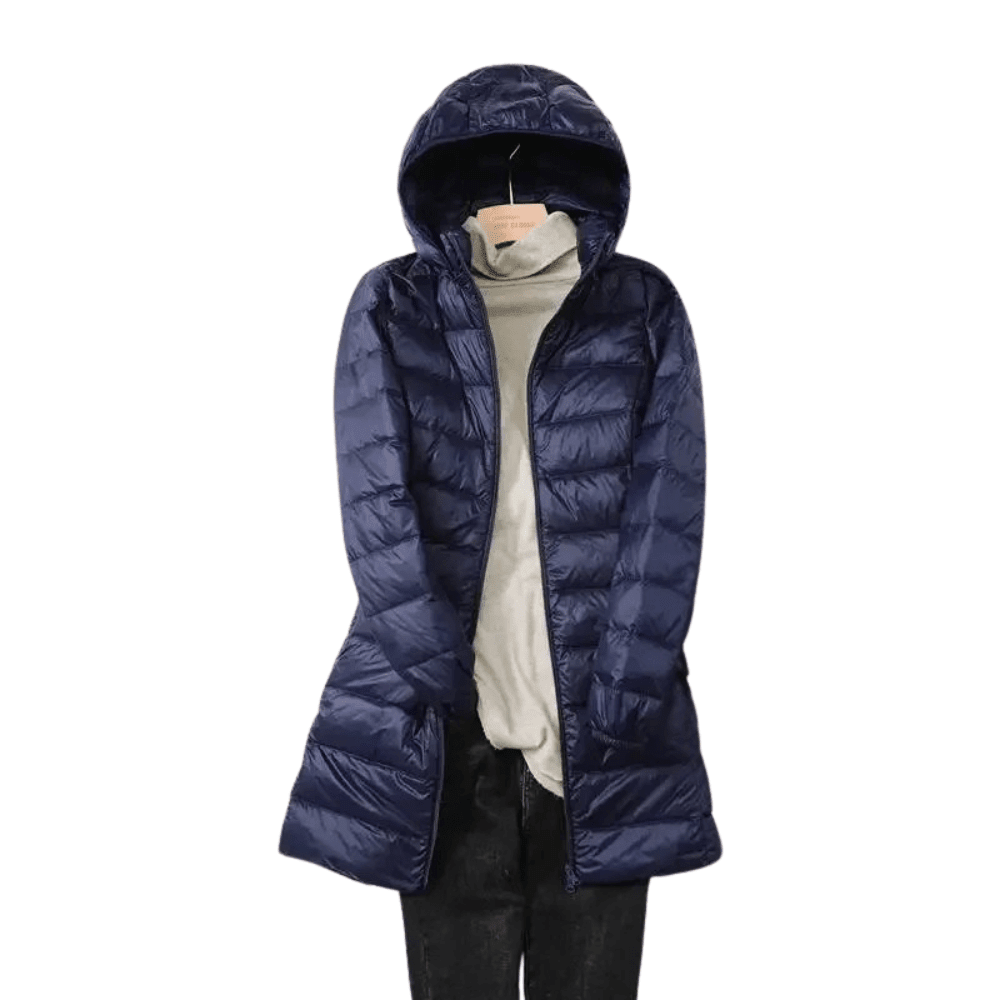 Puffer Coat, leichte faltbare Daunenjacke