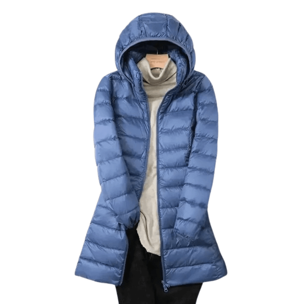 Puffer Coat, leichte faltbare Daunenjacke