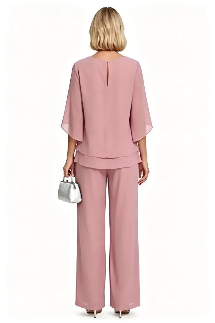 Elegantes Loose-Fit Formelles Hosenanzug-Set
