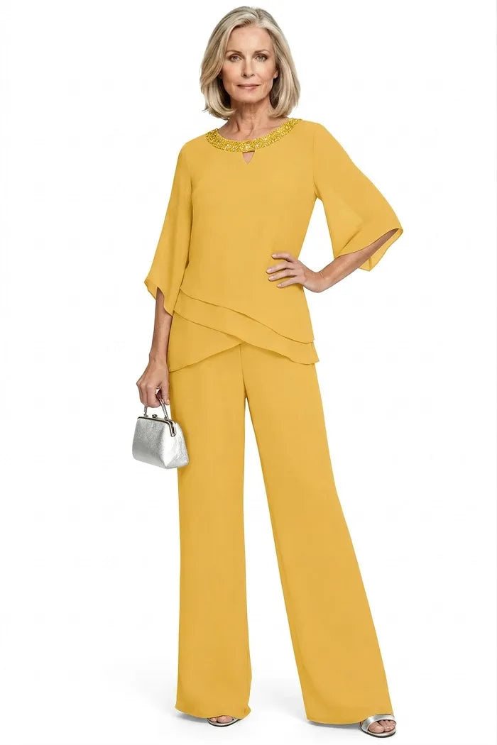 Elegantes Loose-Fit Formelles Hosenanzug-Set