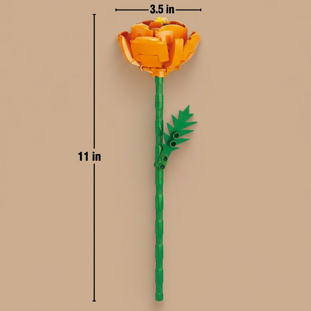 Weihnachts-Bausteine Blumenstrauß Adventskalender