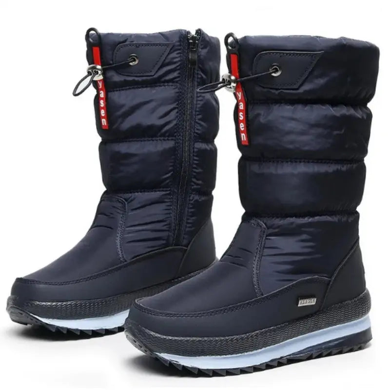 Schneestiefel für Damen wasserdicht isoliert Winter Pull-On