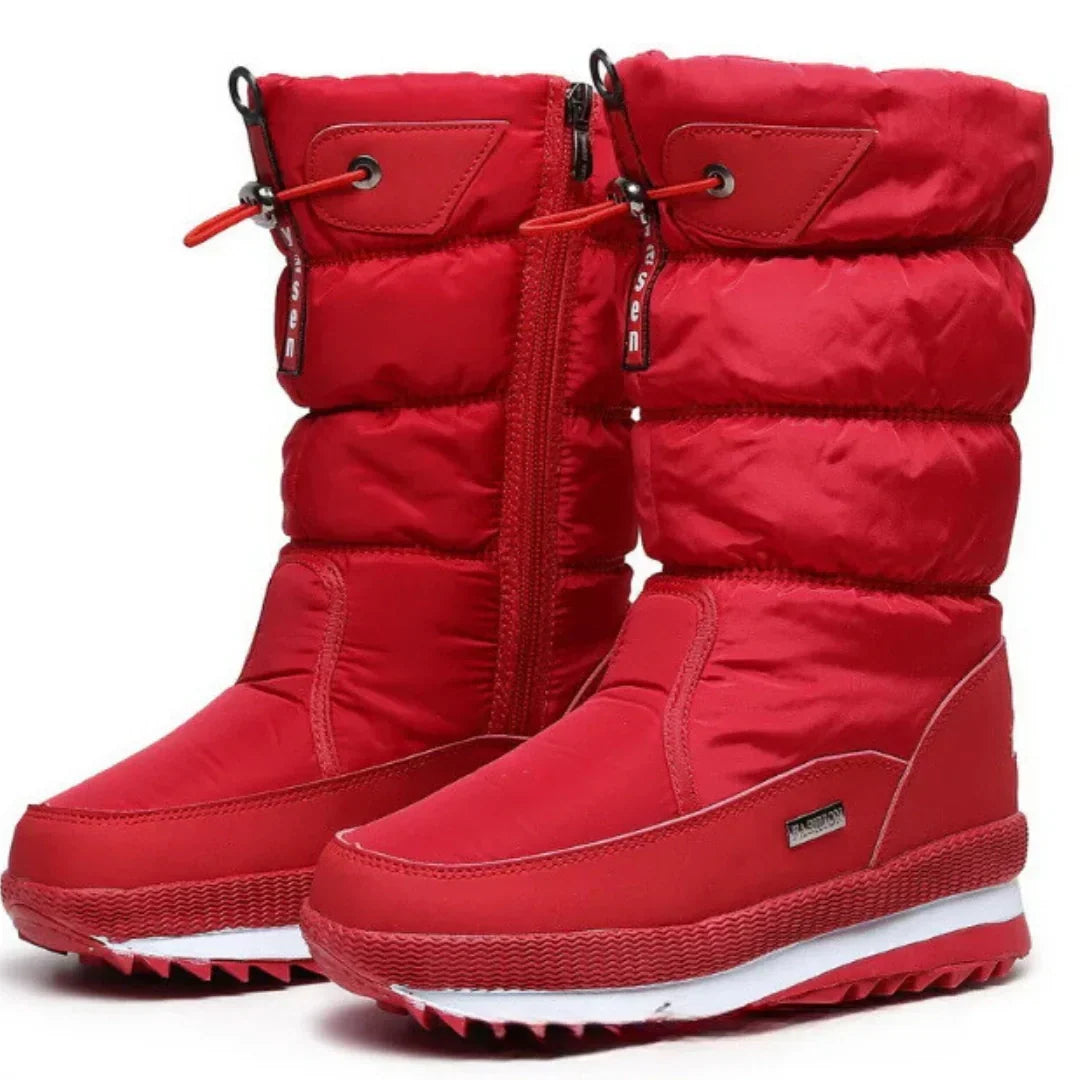 Schneestiefel für Damen wasserdicht isoliert Winter Pull-On