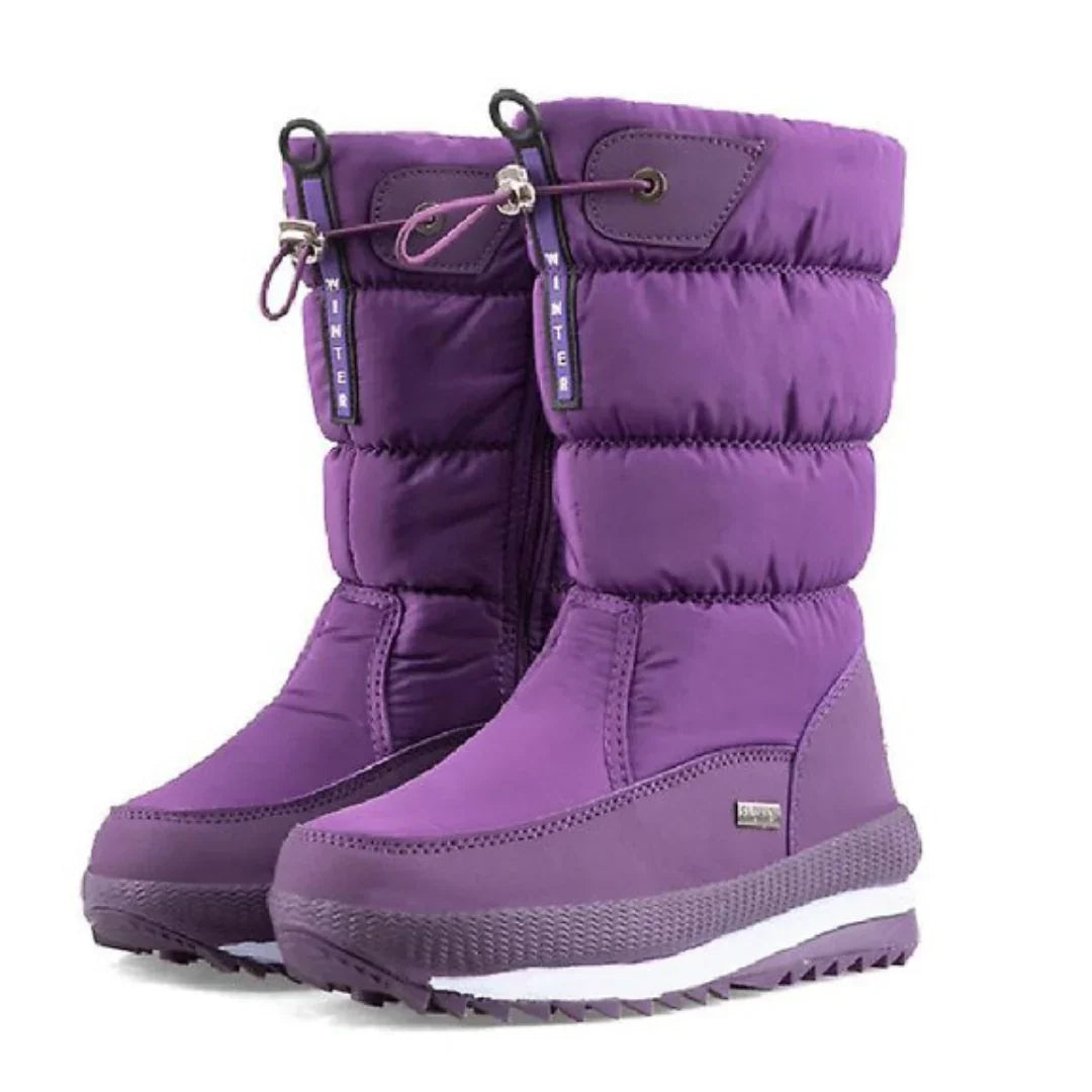 Schneestiefel für Damen wasserdicht isoliert Winter Pull-On