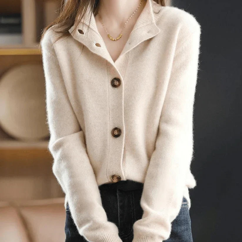 Weicher Cashmere-Cardigan in Relaxed-Fit | Ideal für Herbstabende