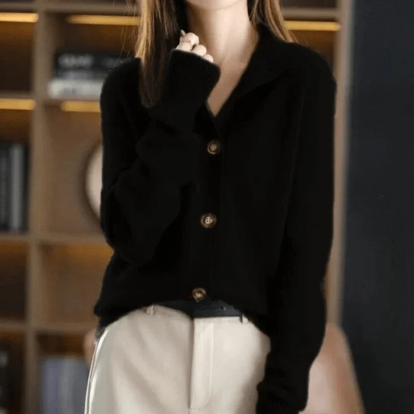 Weicher Cashmere-Cardigan in Relaxed-Fit | Ideal für Herbstabende