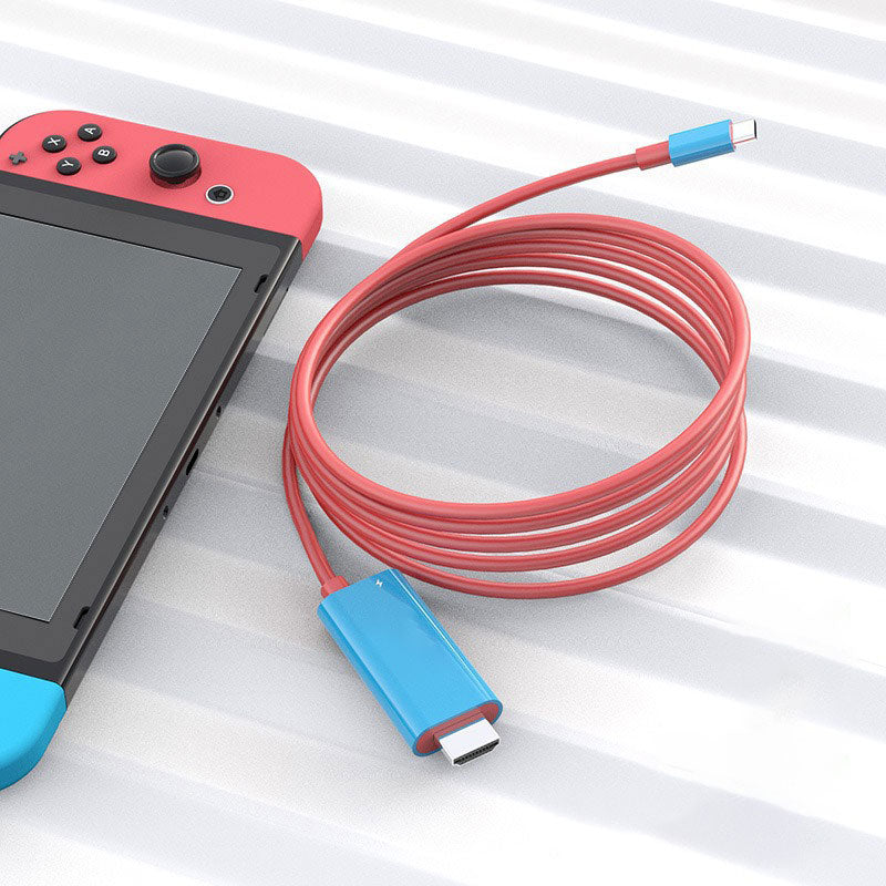 USB-C zu HDMI-Adapterkabel – Streamen, Spielen und Laden gleichzeitig – Für Switch, Handy und Tablet