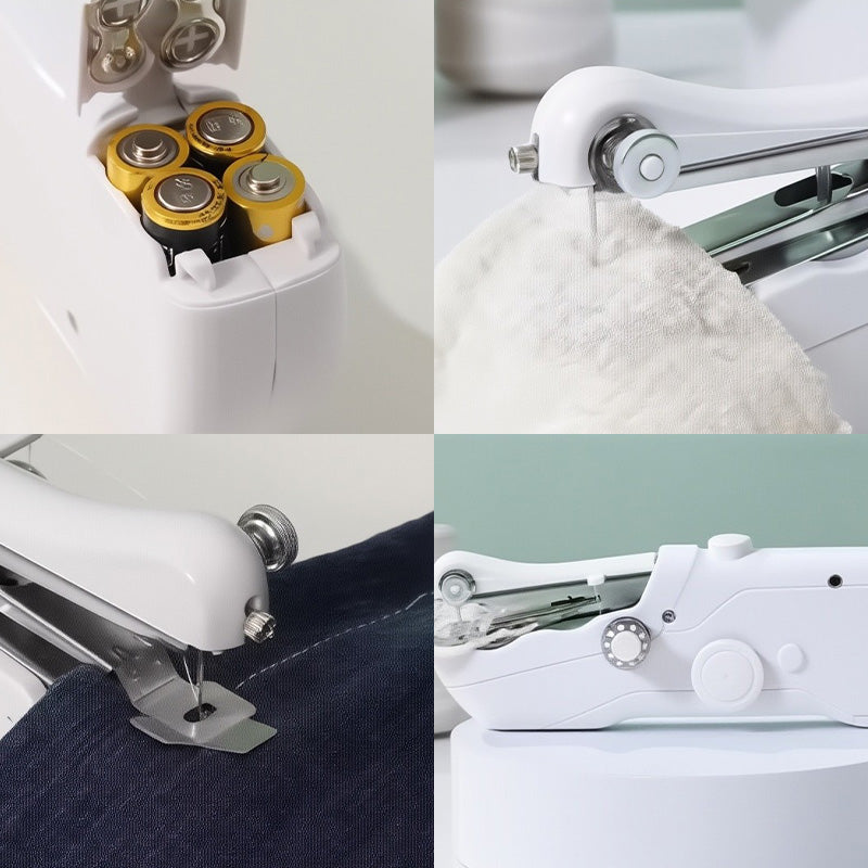 Mini Elektrische Nähmaschine – Kompakt, tragbar & einfach zu bedienen – perfekt für schnelle Nähprojekte