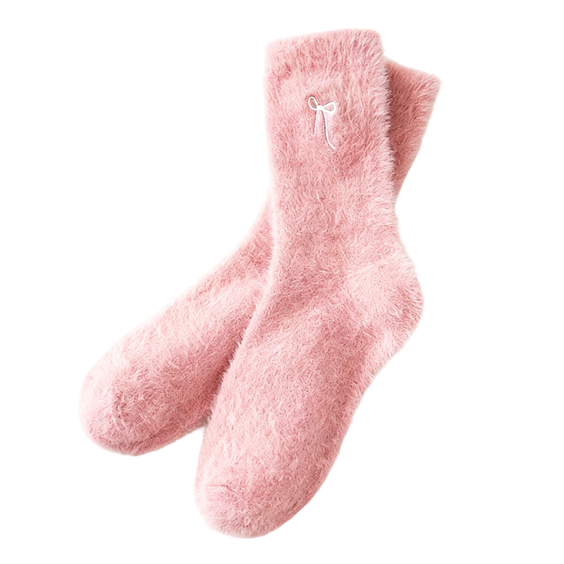 3 Paar Damen Plüsch Nerz Socken