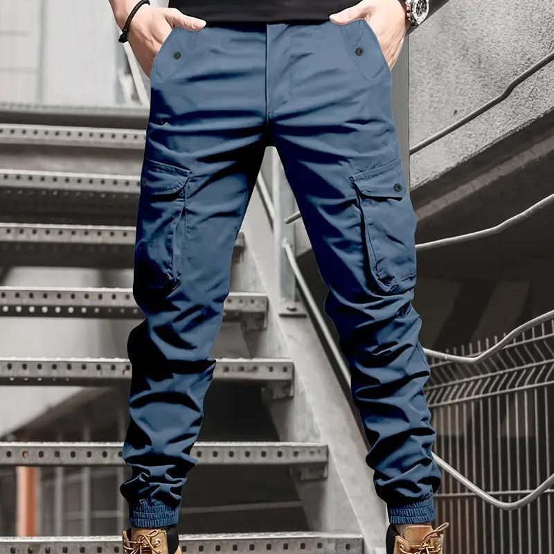 Cargo-Hose mit schmaler Passform, mehreren Taschen & strapazierfähigem Stoff für Herren
