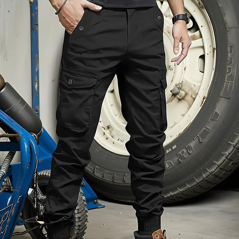 Cargo-Hose mit schmaler Passform, mehreren Taschen & strapazierfähigem Stoff für Herren