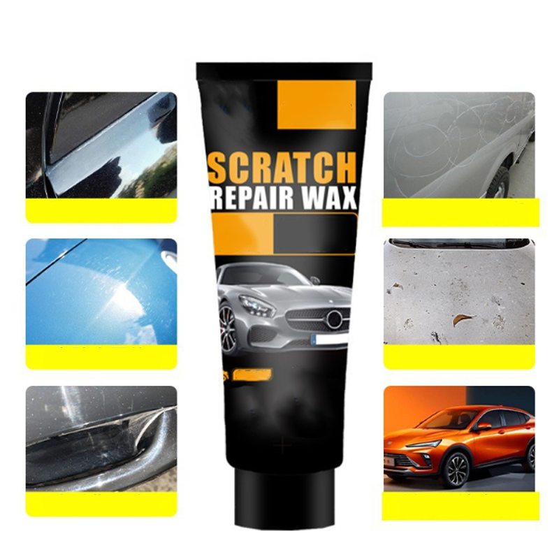 Autopoliturwachs zur Reparatur von Kratzern
