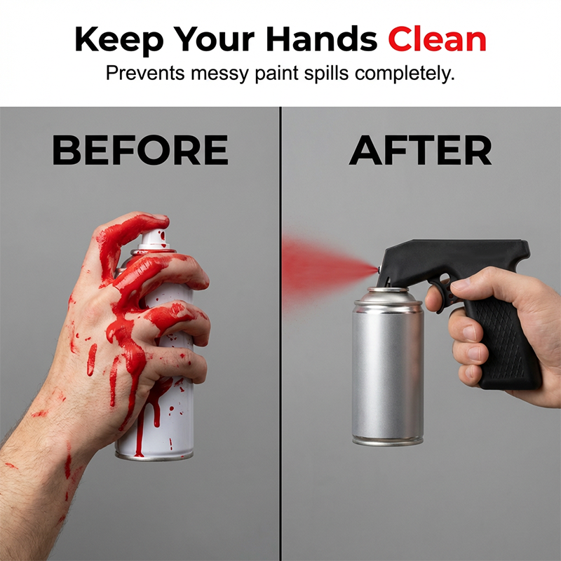 Aerosolspray-Triggergriff – komfortabler Griff, entlastend und universell verstellbares Design