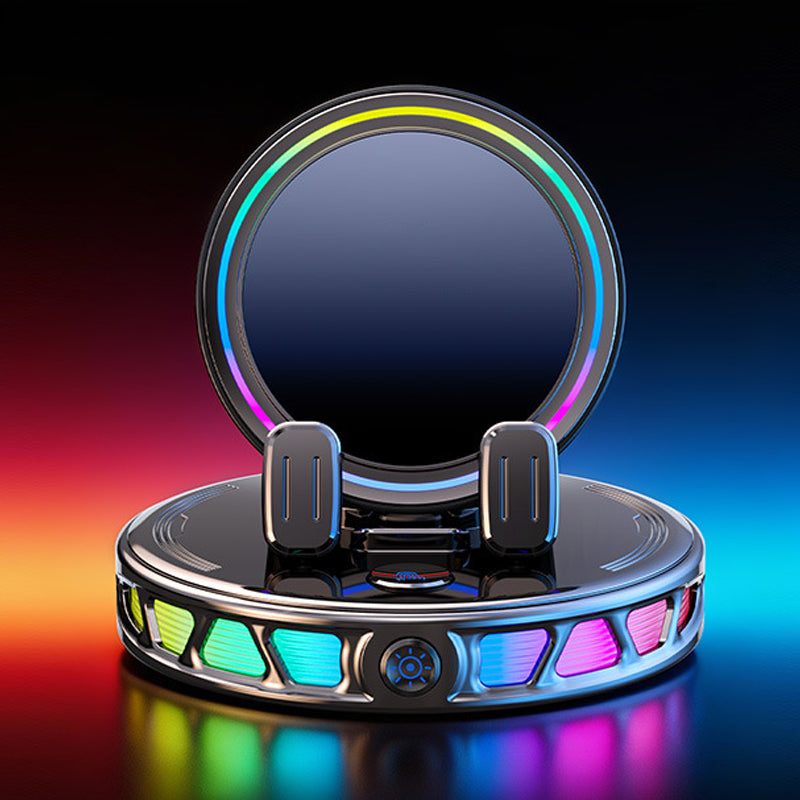 RGB Auto-Handyhalterung mit automatischer Klemmung und kabellosem Laden