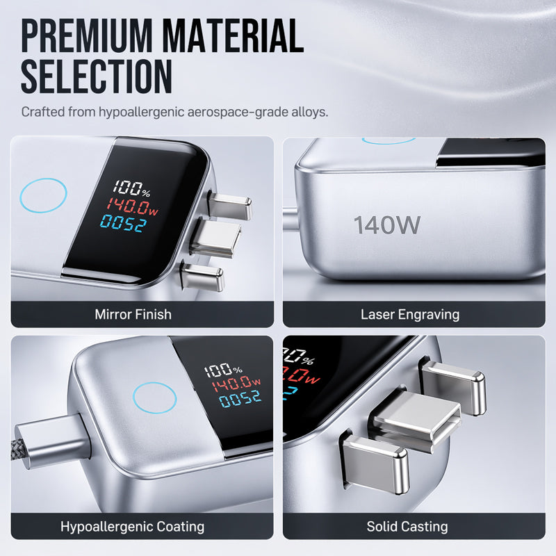 USB-C Smart Ladeprotector mit LED-Display
