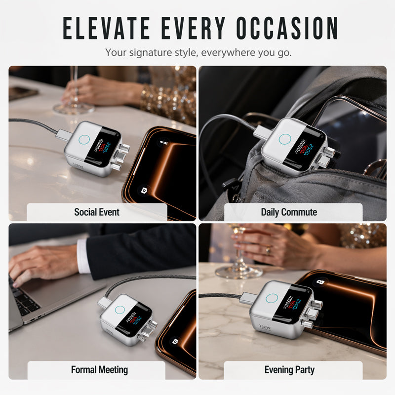 USB-C Smart Ladeprotector mit LED-Display