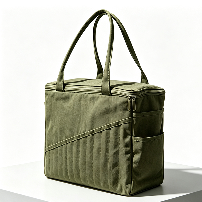 Praktische Garntasche aus strapazierfähigem Canvas mit cleveren Fächern für Nadeln und Schere