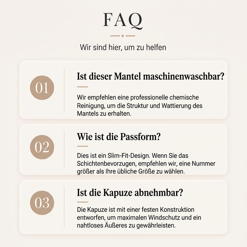 Damen-Wintermantel mit Kapuze und Isolierung