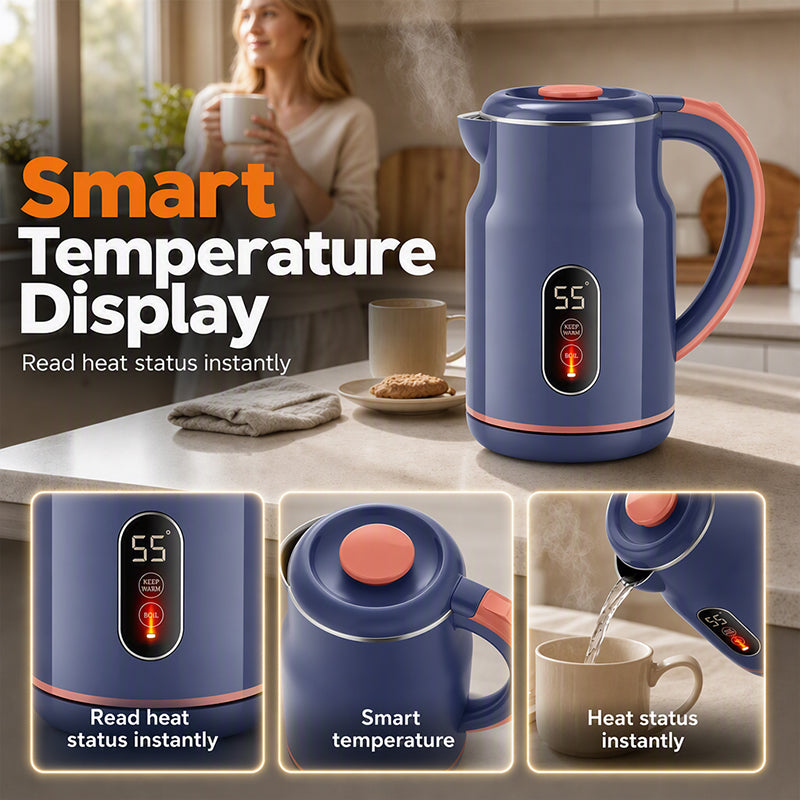 Smart Elektrischer Wasserkocher – Schnelles Kochen, Konstante Wärme, Sicheres Design