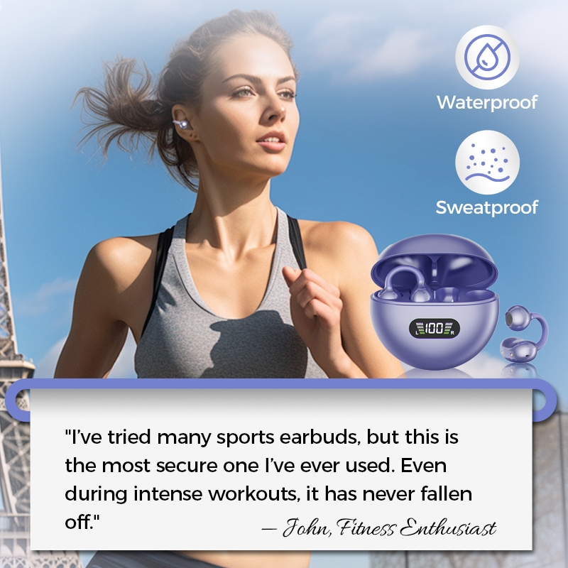 Open-Ear Clip-On Bluetooth Ohrhörer