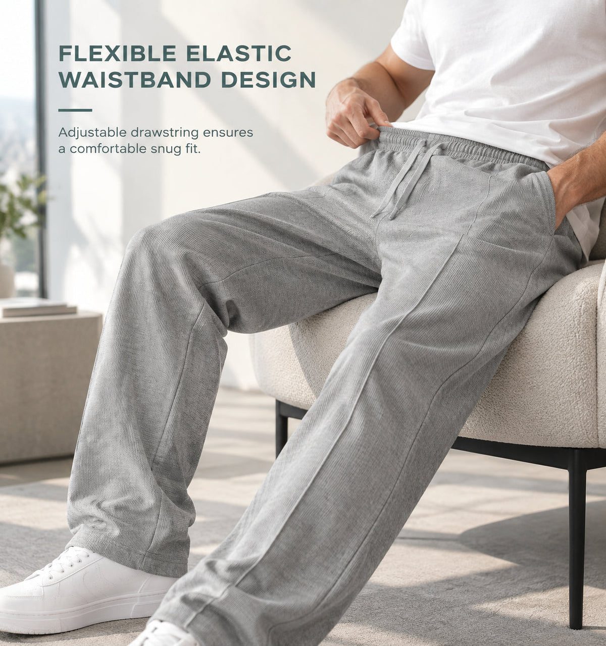 Herren Loose Fit Sporthose – Entspannter Komfort & Alltagsstil